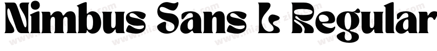 Nimbus Sans L Regular字体转换